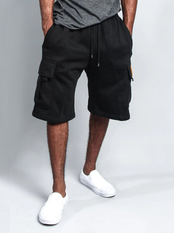 New style five-point pants casual multi-pocket loose straight-leg cargo shorts