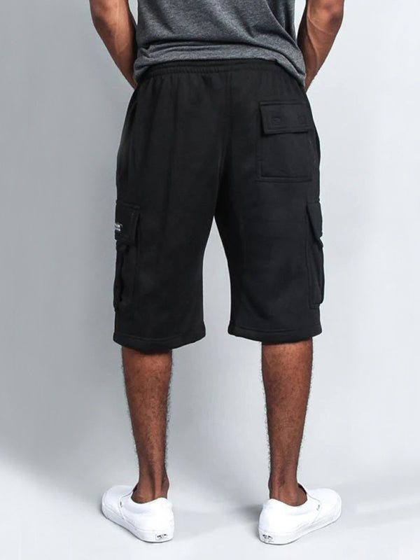 New style five-point pants casual multi-pocket loose straight-leg cargo shorts