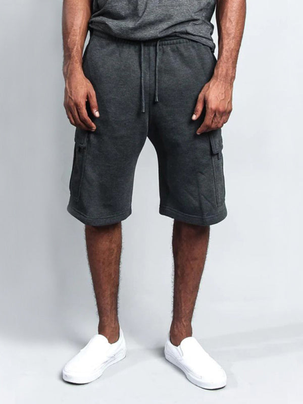 New style five-point pants casual multi-pocket loose straight-leg cargo shorts