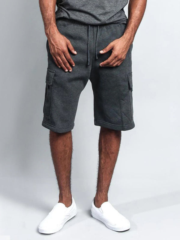 New style five-point pants casual multi-pocket loose straight-leg cargo shorts