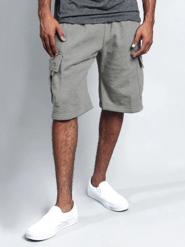 New style five-point pants casual multi-pocket loose straight-leg cargo shorts