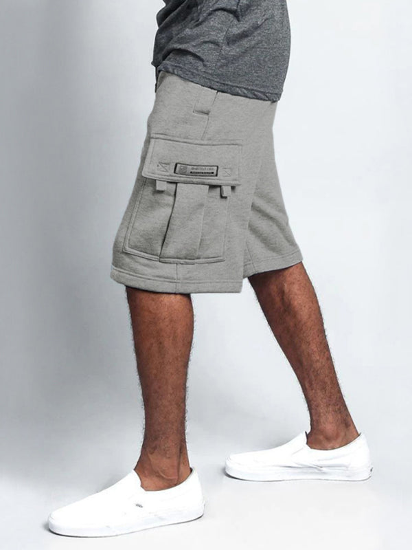 New style five-point pants casual multi-pocket loose straight-leg cargo shorts