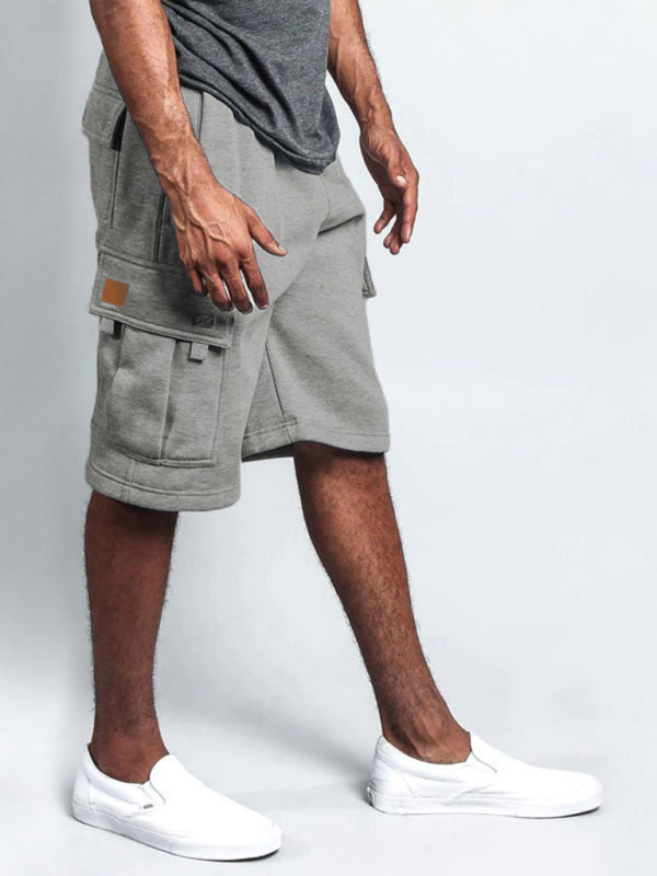 New style five-point pants casual multi-pocket loose straight-leg cargo shorts