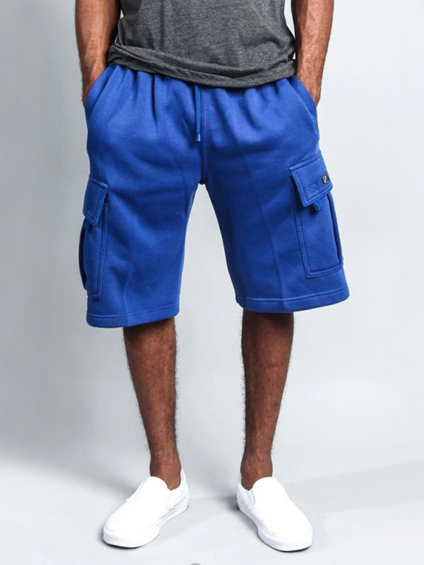 New style five-point pants casual multi-pocket loose straight-leg cargo shorts