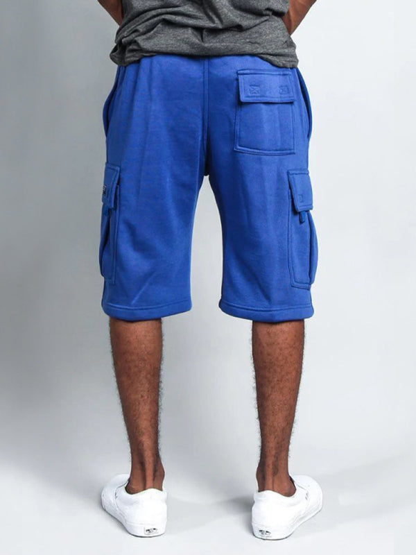 New style five-point pants casual multi-pocket loose straight-leg cargo shorts