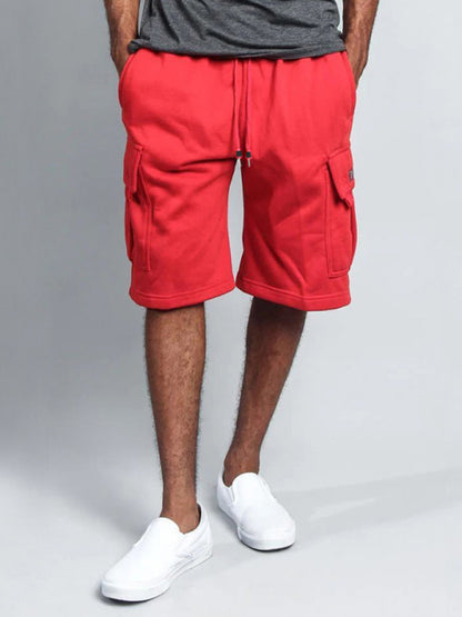 New style five-point pants casual multi-pocket loose straight-leg cargo shorts