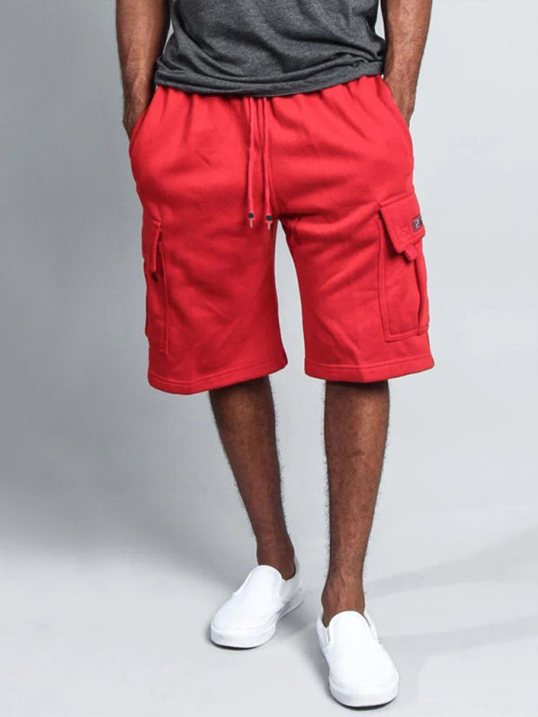 New style five-point pants casual multi-pocket loose straight-leg cargo shorts