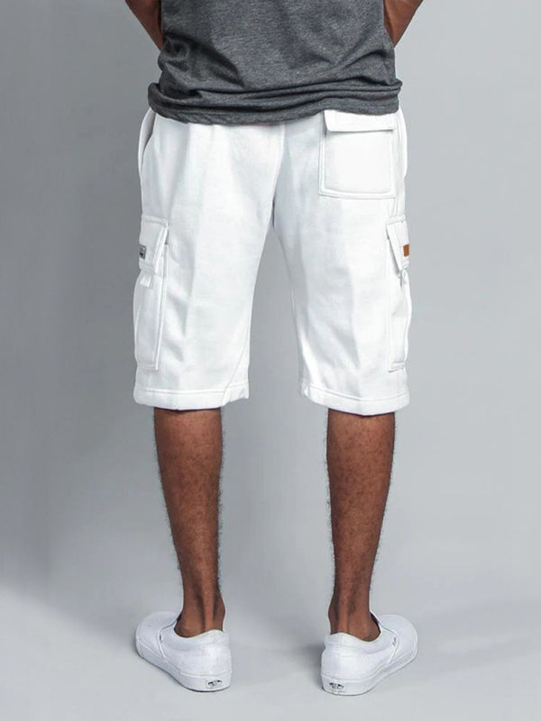 New style five-point pants casual multi-pocket loose straight-leg cargo shorts