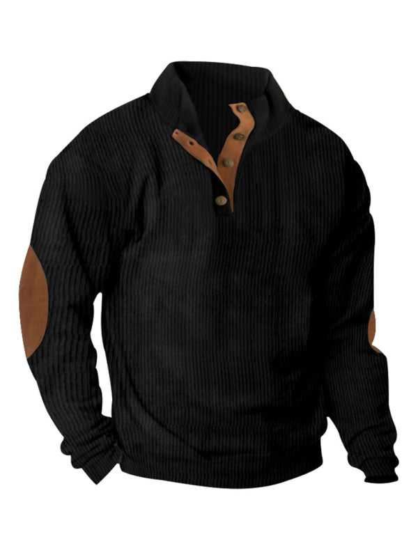 Men's Casual Outdoor Jacket Casual Stand Collar Long Sleeve Sweatshirt