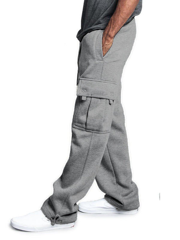 Men's retro casual leggings trousers, men's overalls